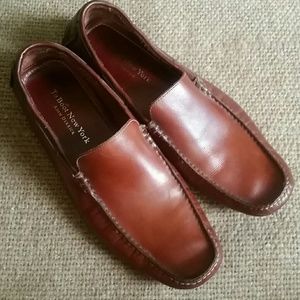 Adam Derrick leather  loafers